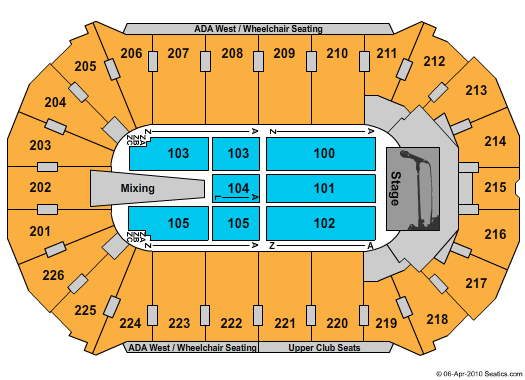 Resch Center Elton John Seating Chart